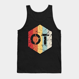 Retro Occupational Therapist Gift Tank Top